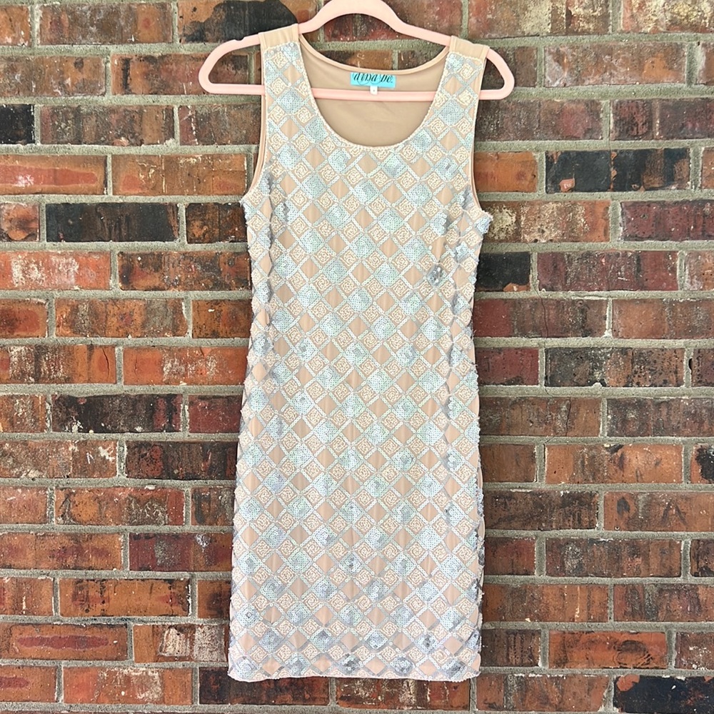 Lizard Thicket beaded/sequin dress in size small